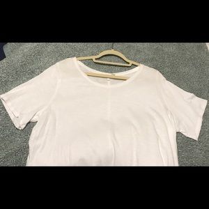 White crew neck tee (never worn)